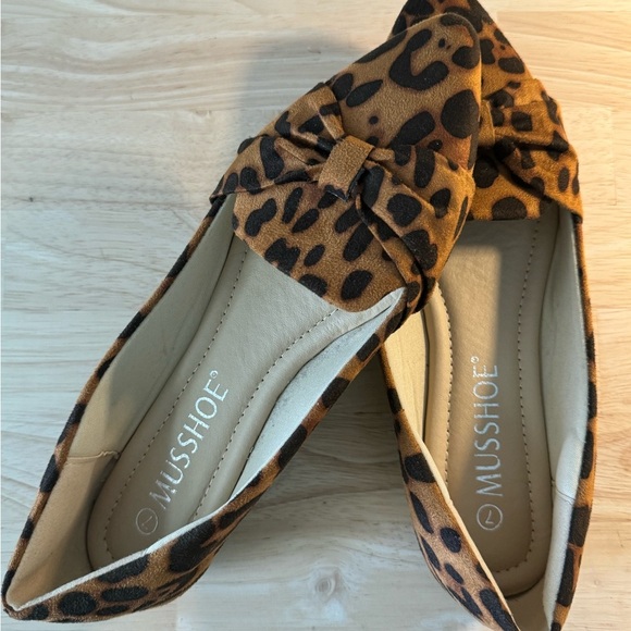 Comfortable Cushion Leopard Print Women's Ballet Flats - Picture 12 of 14